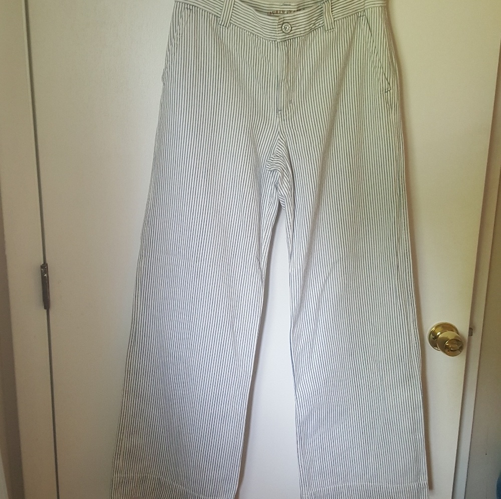 Ralph Lauren Jeans Co. Striped Wide Leg Pants